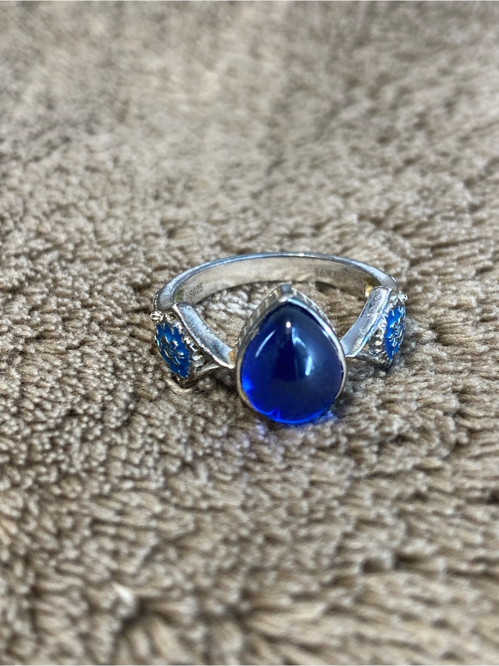 s925 vancaro ring size 7.5 for women